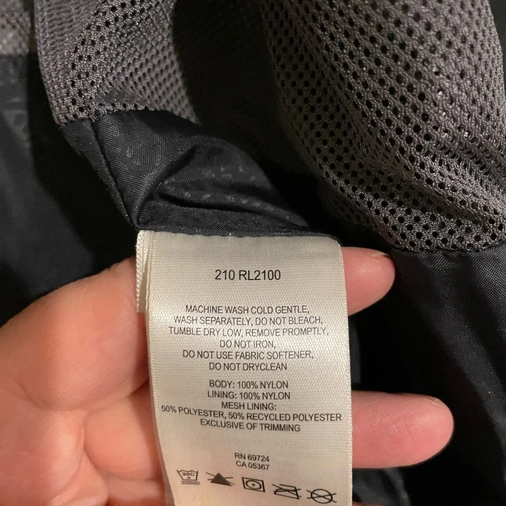 Women’s black hooded waterproof Columbia jacket. Size S